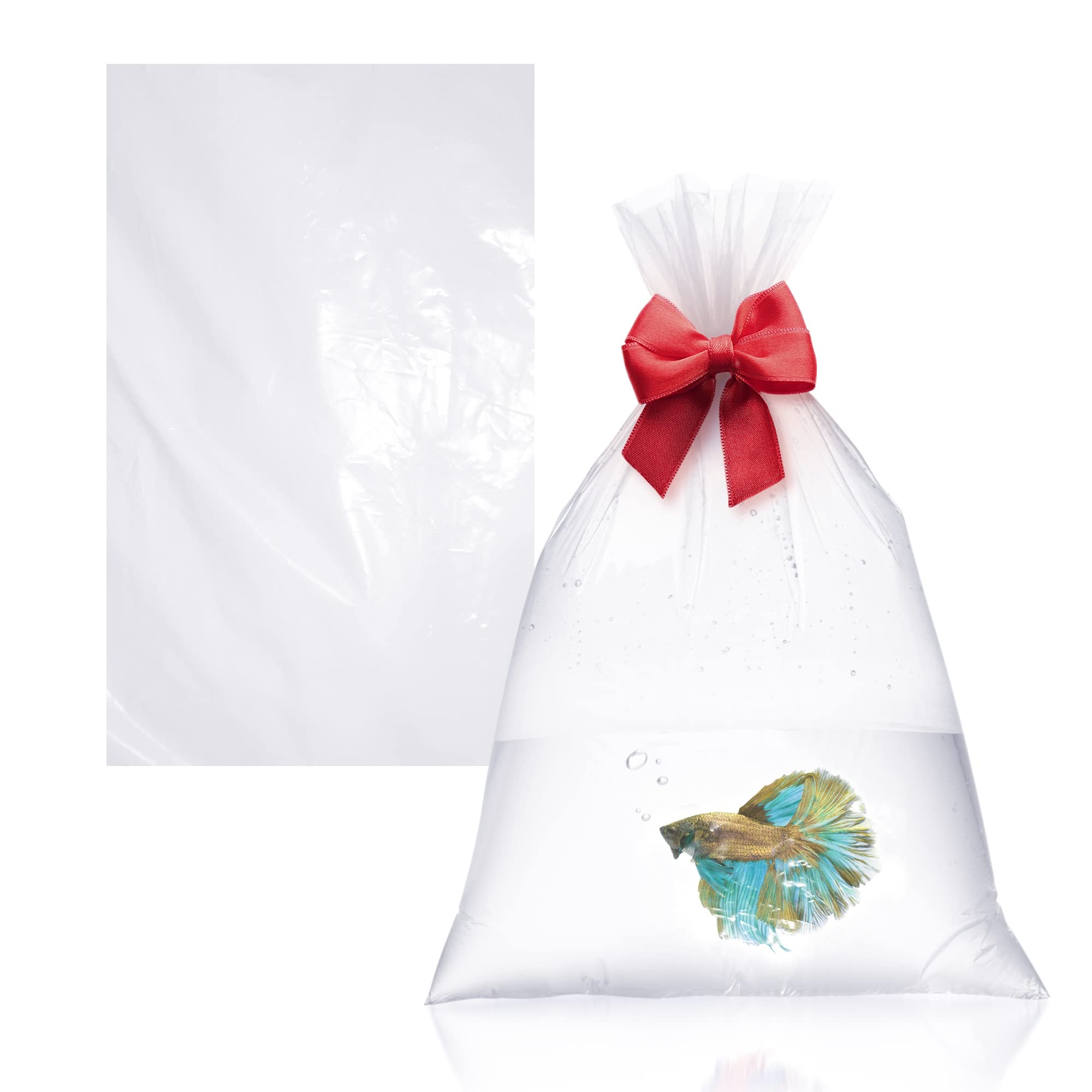 Amazon.com: APQ Supply Clear Plastic Fish Bags, 9 x 18 Inch, 2 Mil