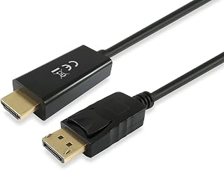 Equip 119392 Displayport Adapter/DisplayPort-Kabel mit HDMI-Stecker/5 m/schwarz