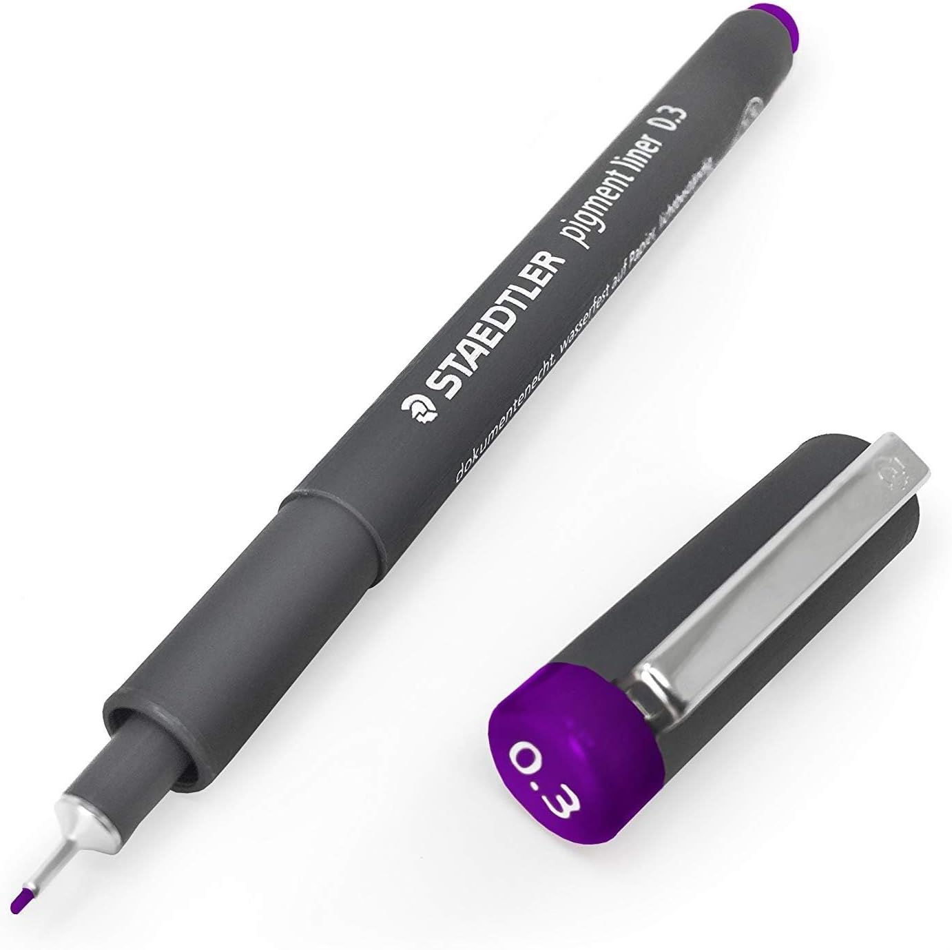 308 03-6 BK1 Pigment Liner Pen - Pack of 1 (Violet)