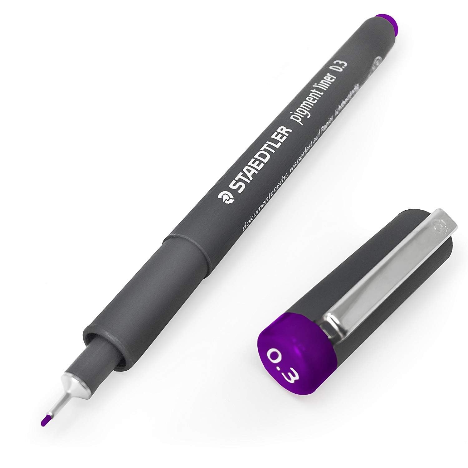 308 03-6 BK1 Pigment Liner Pen - Pack of 1 (Violet)