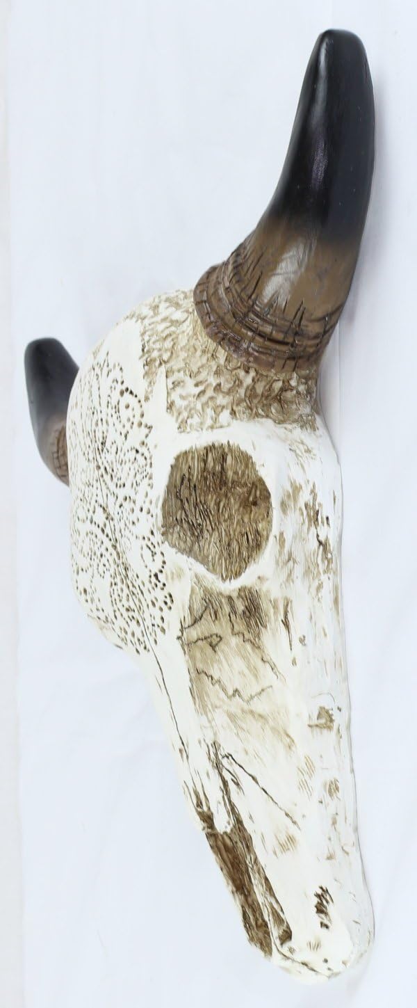 LL Home Accents Tooled Bull Skull Wall Sculptures