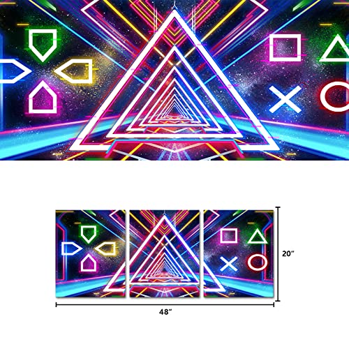 Visual Art Decor Gaming Posters For Boys Room Video Game Playroom Wall Decoration Game Sign Pictures Gift For Gamer Bedroom Room Decorations Ready To Hang (Lxh-48X20) #TOP4