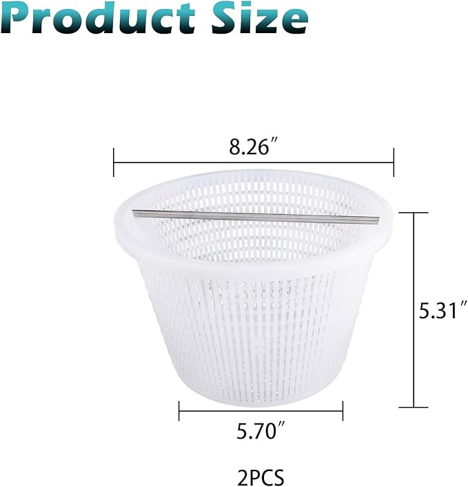 Cesto Skimmer con Mango para Piscina Pack 2 miniatura 2