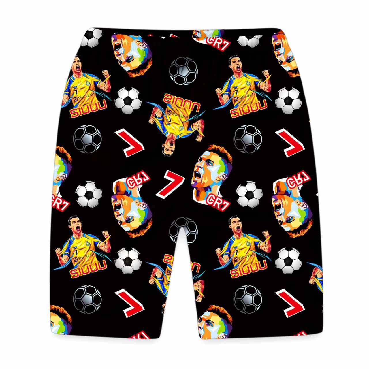 Pigiama da ragazzo Ronaldo No.7 fan in cotone Homewear Pajama Set a maniche lunghe casual da calcio pigiameria Pjs Set