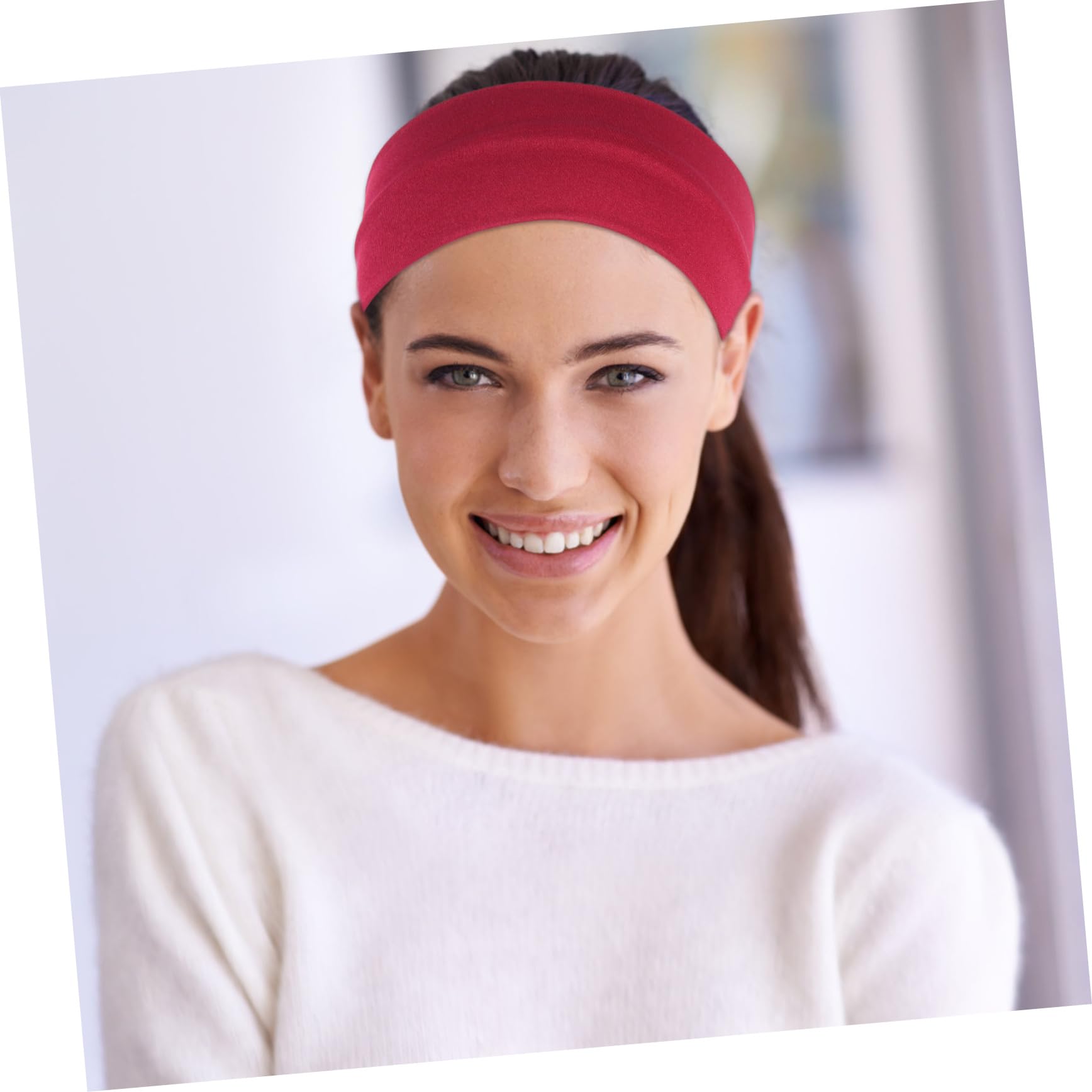 Toyvian Bandeau Antidérapant Bandeau Sport Bandeau Élastique Bandeau en Cours D'exécution Bandeau De Tête De Yoga Bandeau De Yoga Tête De Sueur Spandex