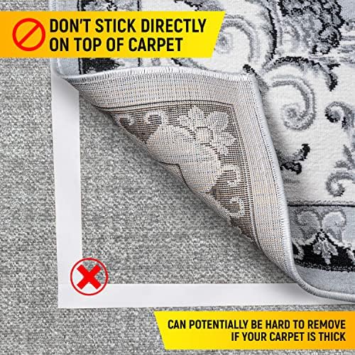 TargetControl 50ft, Double Sided Tape Heavy Duty, Carpet Tape Double Sided Heavy Duty, Rug Grippers From Rug To Carpet, Heavy Duty Double Sided Tape, Strong Double Sided Tape Heavy Duty, Rug Tape.