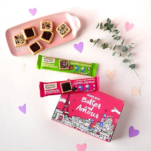 Miniatura 5 de Michel et Augustin Cestas de regalo gourmet de galletas de chocolate para regalos del día de San Valentín vacaciones y cumpleaños caja de regalo