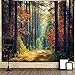 YDyun Wzór gobeliny ścienne gobeliny wiszące dekoracje domowe do salonu wzór drewniany wiszący na ścianie