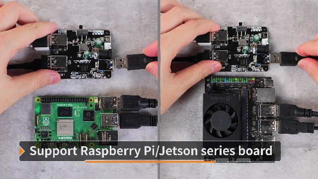 Amazon.com: Yahboom 4 Port USB 3.0 Hub for Raspberry Pi Jetson