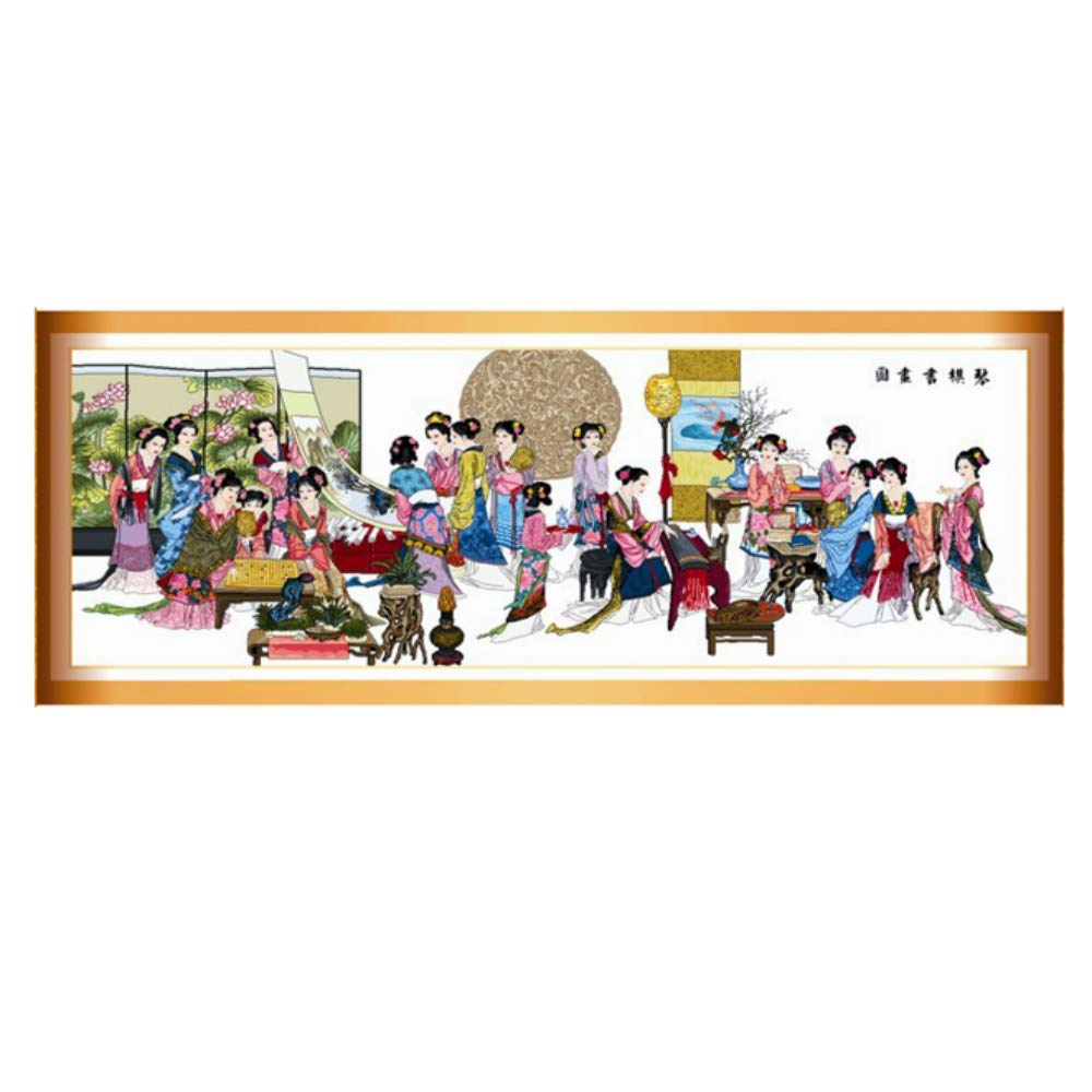 漢代　刺繍画　鳥草紋　中国　骨董品　古美術　古代シルク　絹　絵画 ②《西施浣紗》掛軸 中国美人画 骨董品 美術 中国掛け軸 刺繍の