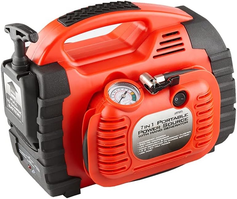 Jump Starter Charger Air Compressor 12V Emergency