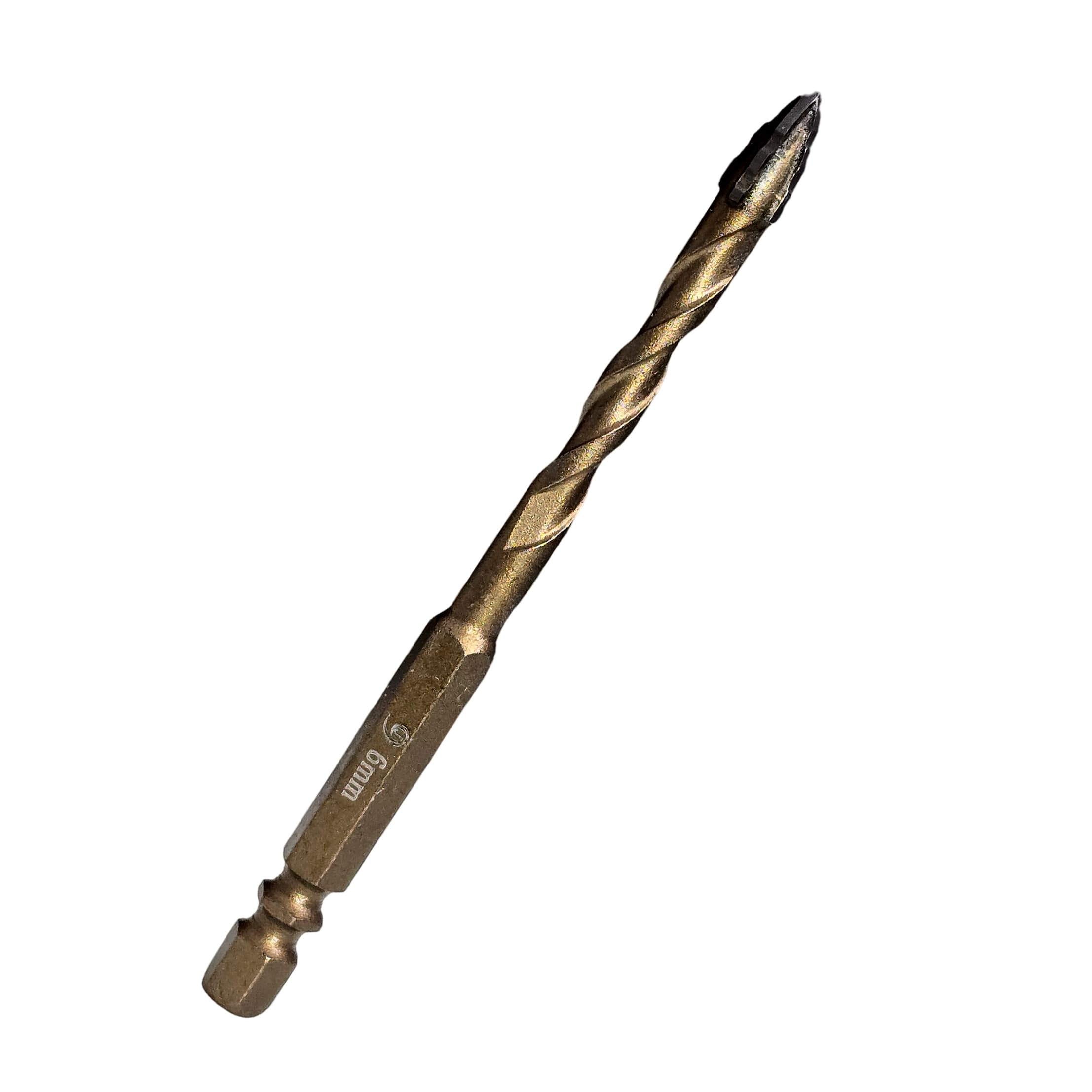 Digital Craft 1PC 6mm Ceramic Drill Bit with Cross Hex Shank and Cross Tipped Twist Drill for Precise Drilling in Tile, Glass, Marble, Brick, Granite, Plastic and Wood, Durable for Power Drills-image-47