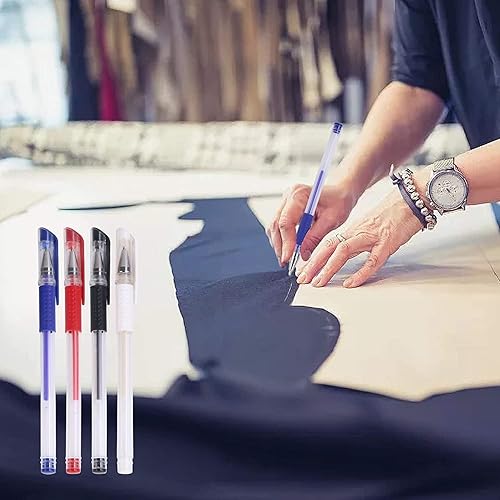 Miniatura 6 de JANYUN - Bolígrafos térmicos borrables para tela de 8 piezas con 52 recambios para acolchado, costura, DIY, sastrería, bordado, manualidades