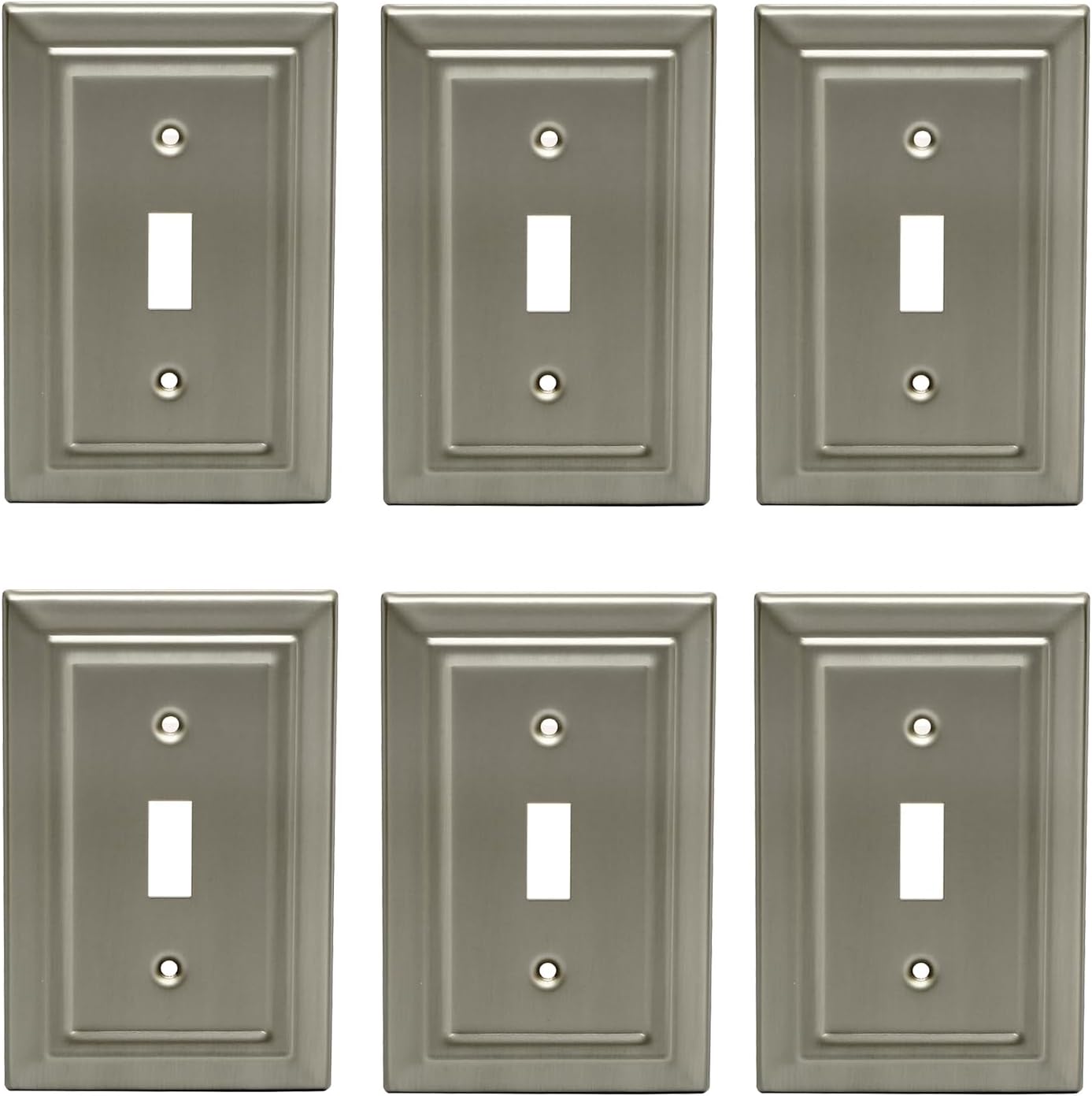 Dyekou Metal Wall Plate for Electrical Outlets, Decorative Brushed ...