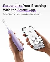 Vista 7 de Laifen Wave Special Electric Toothbrush, New 2025 Version Oscillation & Vibration Sonic Electric Toothbrush for Adults with App, 2 Brush Heads, IP68