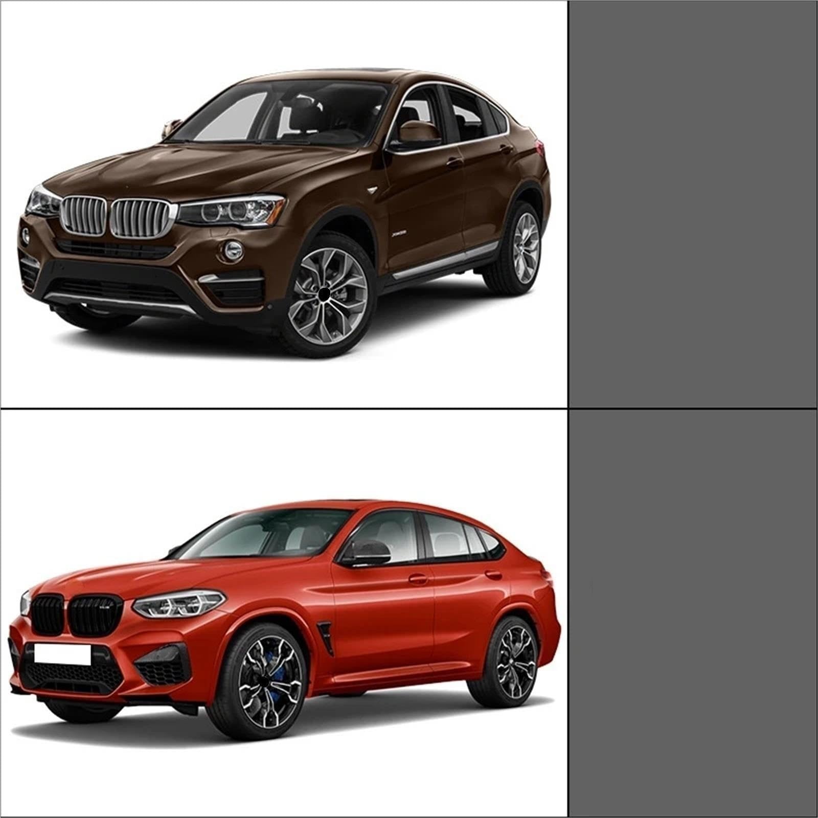 Do X4 F26 G02 Osłona przeciwdeszczowa Deflektory Markiza Osłona wykończeniowa Listwa zewnętrzna Boczne chromowane wykończenie okna Car Wind Deflector osłona szyby drzwi(F26)