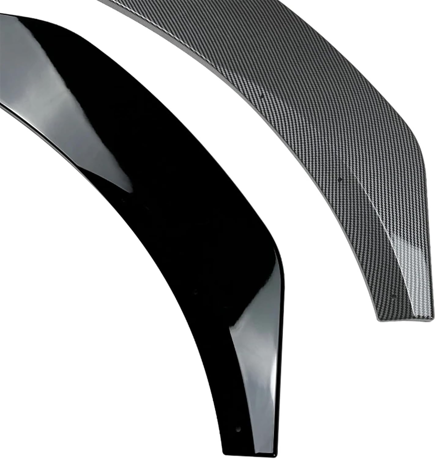Car Front Lip Bumper, Front Bumper Splitter Glossy Black, Compatible for Benz CLA C117 CLA200 CLA45 2016-2019(Gloss Black)