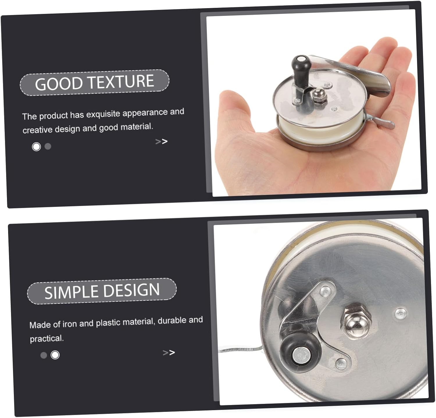 Fly Fishing Reel Lightweight Iron Fishing Wheel for Men Compact Design for and Storage