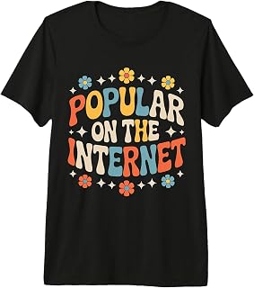 Popular On The Internet Viral Memes Influencer - Premium Tri-Blend T-Shirt