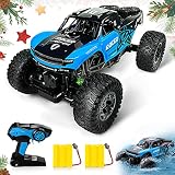 RC Cars 1:12 Remote Control Car, 2.4GHz Waterproof Racing Car Off-Road RC Crawler Toy Gift with Two