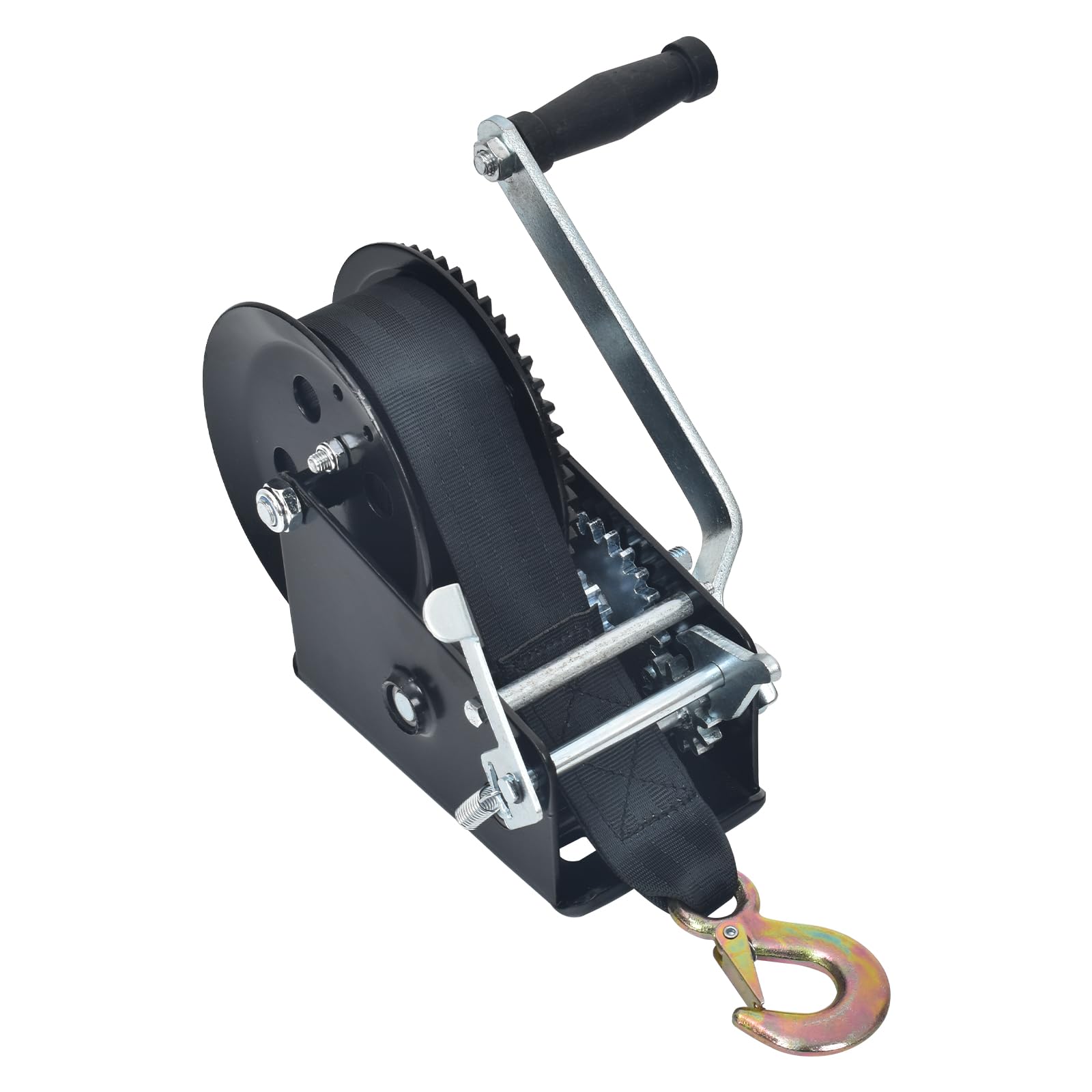手動ウインチ Amazon.co.jp: Kaitou ハンドウインチ 手動ウインチ ベルト式 1.5t