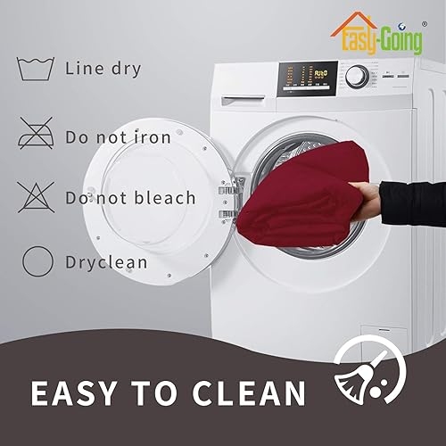 Miniatura 6 de Funda protectora para sofá fácil de usar, impermeable, para sofá, funda protectora para muebles, contra mascotas, sin costuras, tela antideslizante,