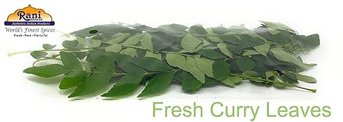 Rani Fresh Curry Leaves 2-3oz Todo Natural Vegano Apto para gluten Sin OMG Producto de Estados Unidos