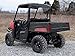 SuperATV Rear Windshield for Polaris Ranger Midsize 500 / 570 / Crew / ETX / EV (See Fitment) | 1/4