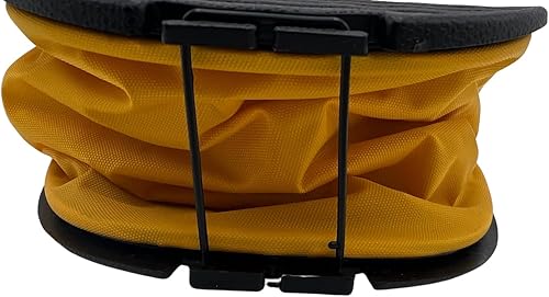 Miniatura 4 de Sandhill Tools Bomba de pie de aire de alto volumen de lujo para inflables con manguera de 42 pulgadas de largo, pelota de yoga, cama de campamento,