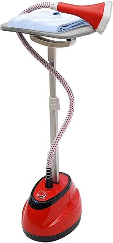 Vaporizador de pie para ropa, capacidad de 1.6 L, planchado de 1350 W, vaporizador profesional de tela que se calienta rápidamente en 45 segundos,
