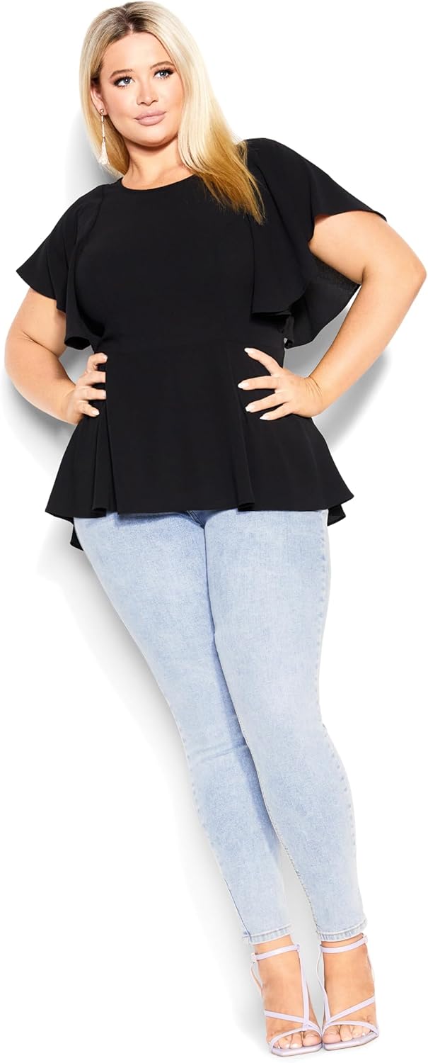 City Chic Women's Plus Size Top - Romantic Mood - Image 2
