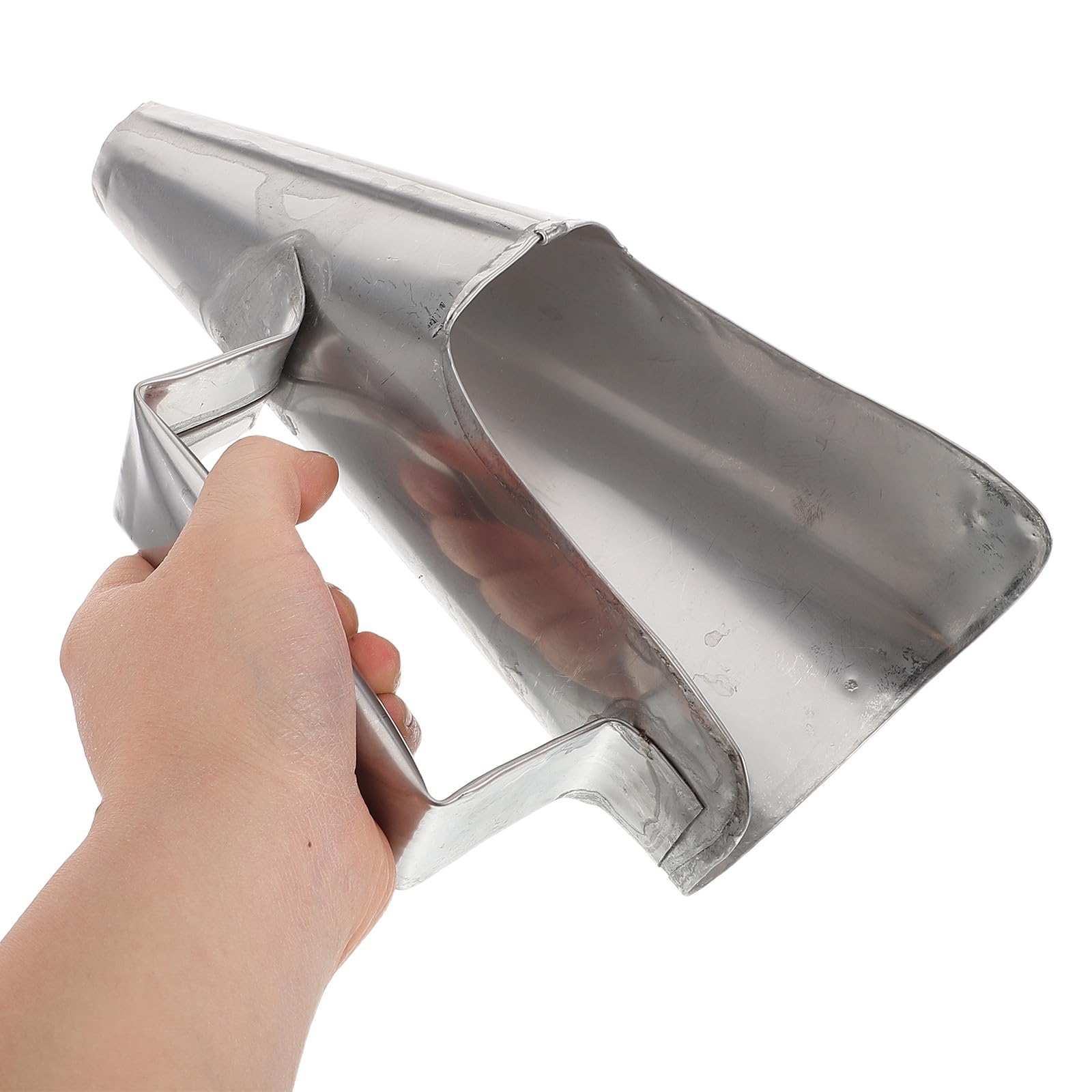 SHINEOFI Imbuto per Confezionare Artigli di Pollo Design Rapido in Ferro Argento per Imballaggio Alimentare con Bocca Larga e Base Stabile e Piccoli Alimenti