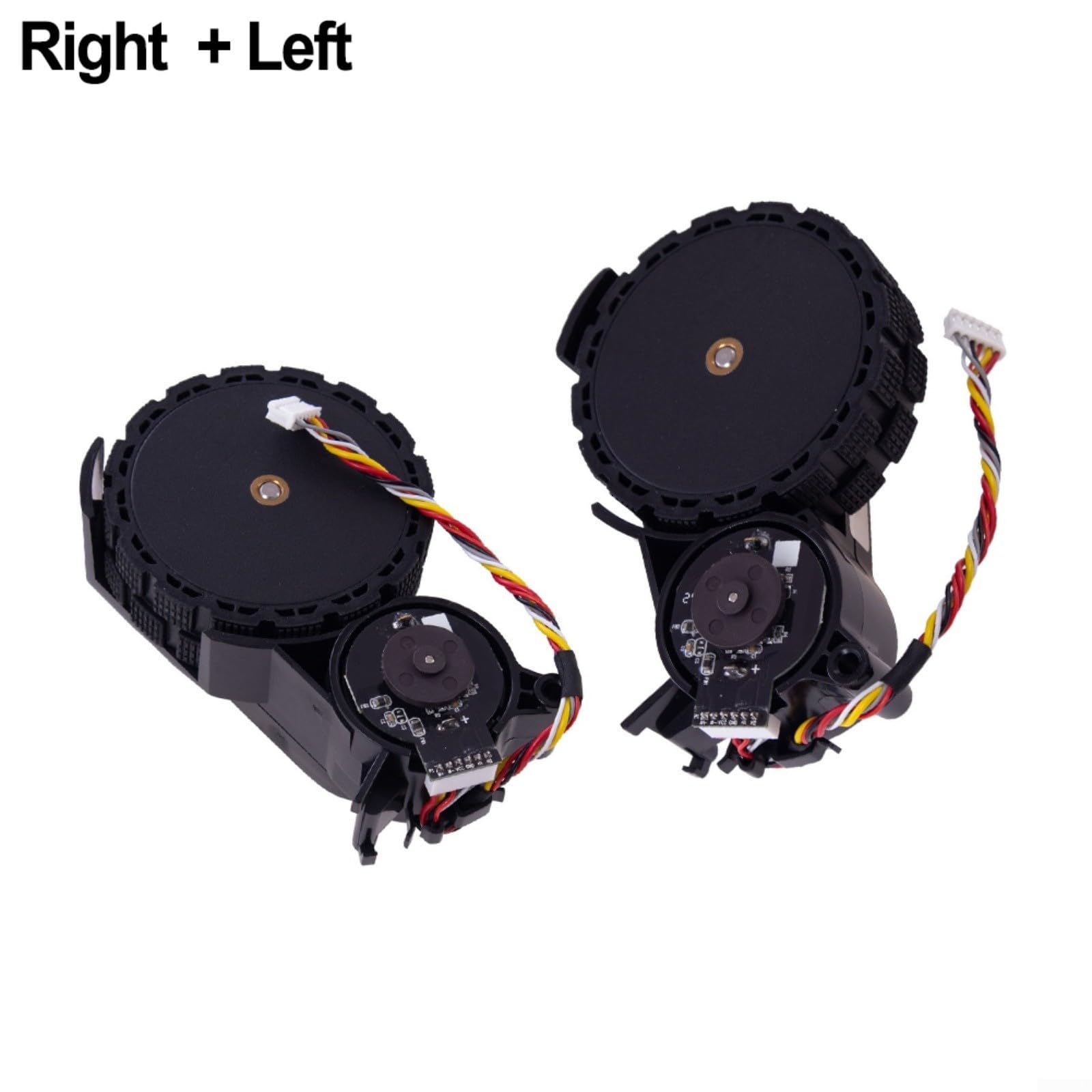 Linkes Rechtes Ersatzrad für Roomba für combo 105/205/405/505, Rad für Saugroboter aus Kunststoff für ruhige Bewegung auf Böden(L+R)