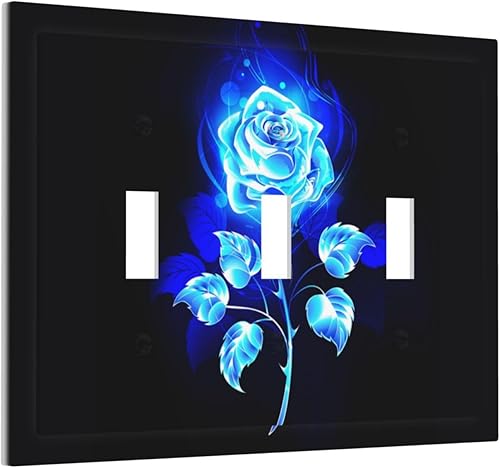 Vista 720 de Placa de pared con interruptor de luz de doble interruptor de pared para niños, diseño de dinosaurio, galaxia, espacio exterior, planeta, nebulosa