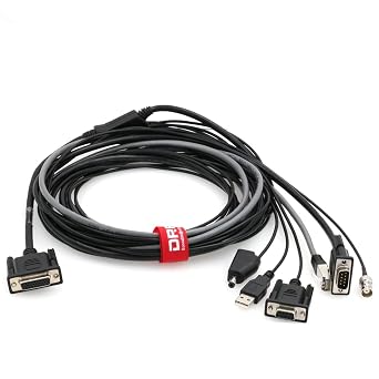 Trimble SPS Series Multi-Function Cable Replacement 77070-00-INT 60789-00 with 26pin D-Sub Connector 2 x RS-232, Input DC, USB, Ethernet Cable