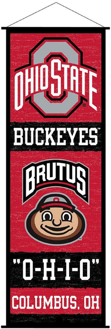 Ohio State Buckeyes Banner and Scroll Sign