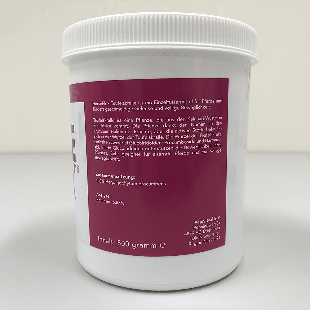 La poudre de griffe du diable pour chevaux favorise des articulations souples et une totale mobilité – 1500 g