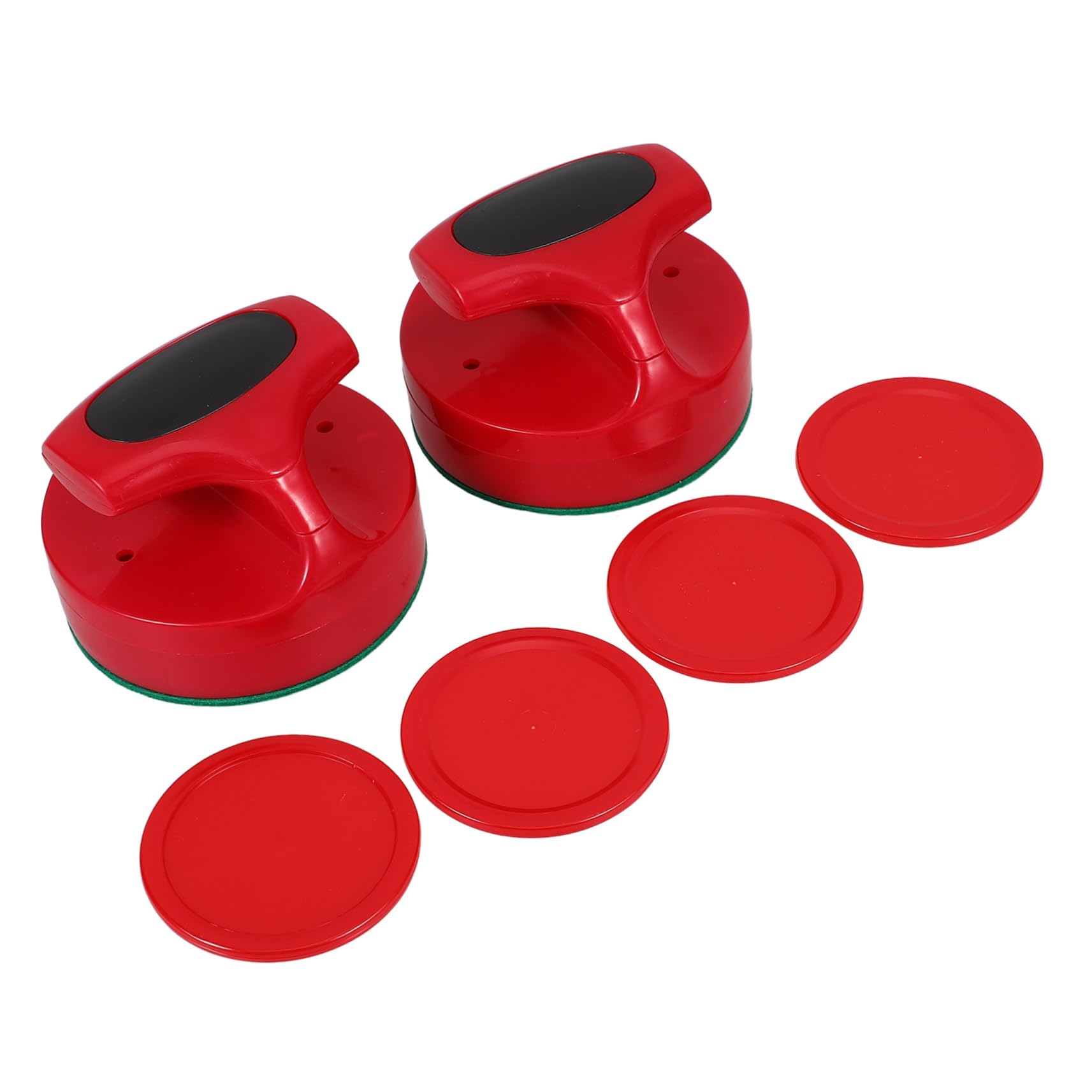 4 Ensembles Accessoires de Jeu de Société Hockey sur Table Patins et Rouges pour Plaisir Famille