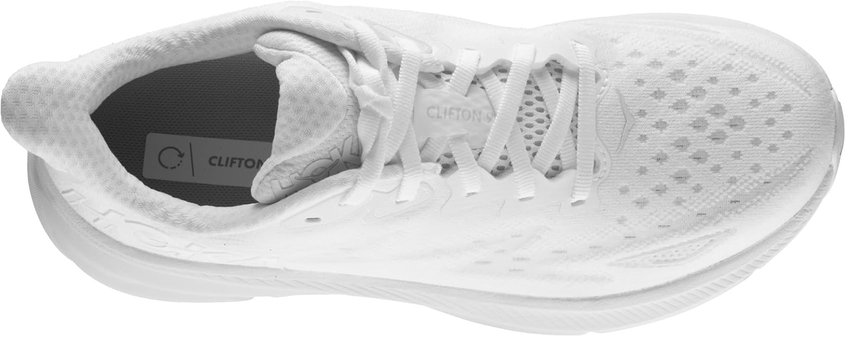 Hoka Women's Clifton 9 White/White 12 Medium