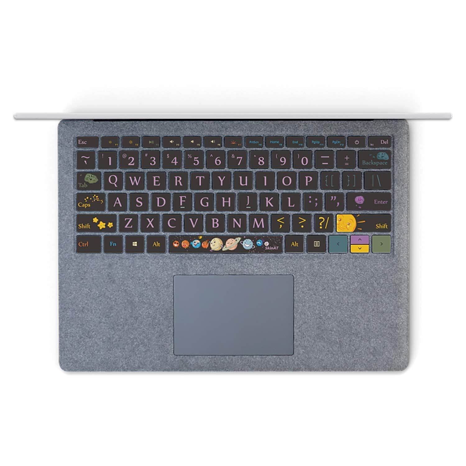 SurfaceBook 2 Keyboard Stickers individual keys Decal Cute Space Protector Cover Microsoft Laptop Surface Pro Tablet Skin (surface book 2 15”)