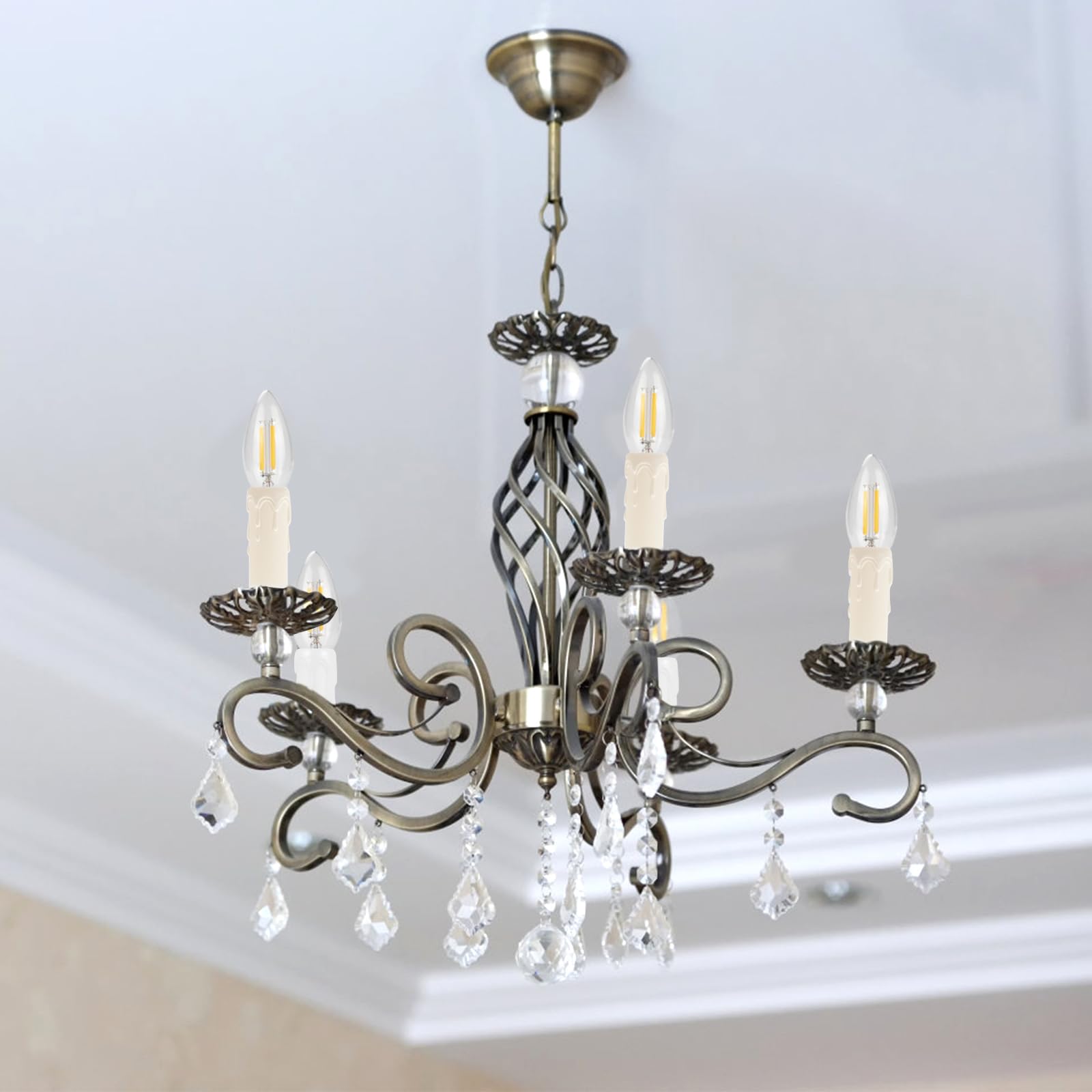 20 Pièces Tubes Pour Bougies Décoratives Lumière On