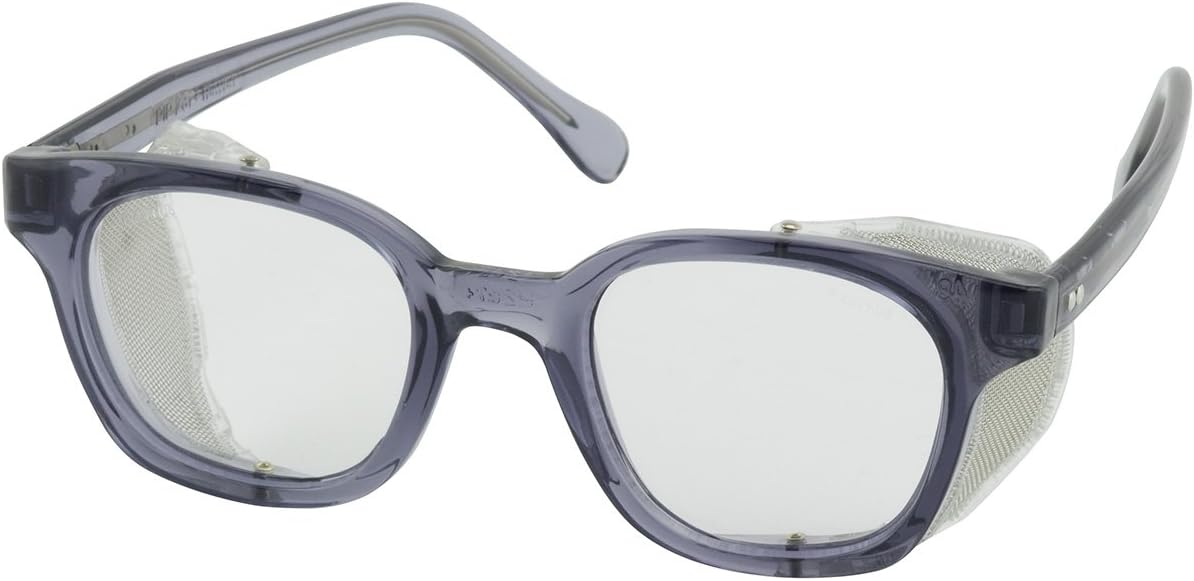 249-5907-400 5900 Traditional Eyewear with Smoke Propionate Full Frame and Clear Anti-Scratch/Fog Lens