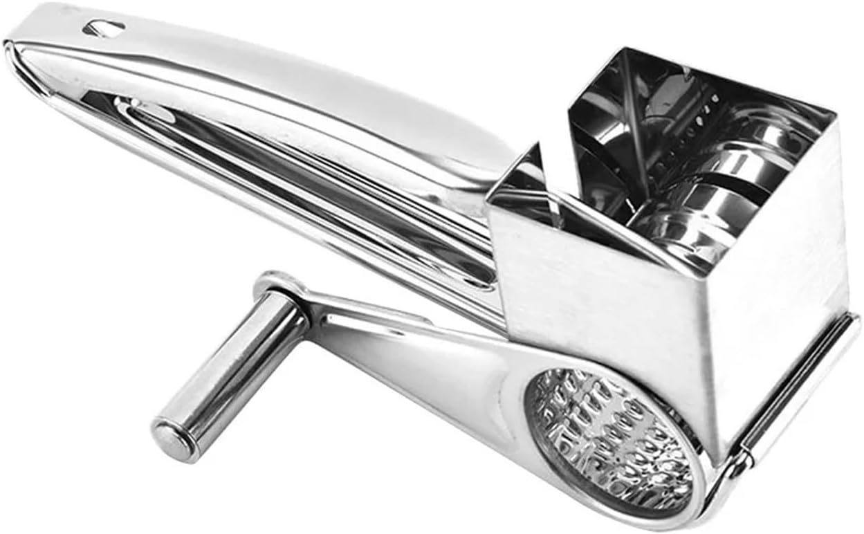 Hand-cranked Cheese Grater Multi-functional Vegetable Stainless Steel Rotary
