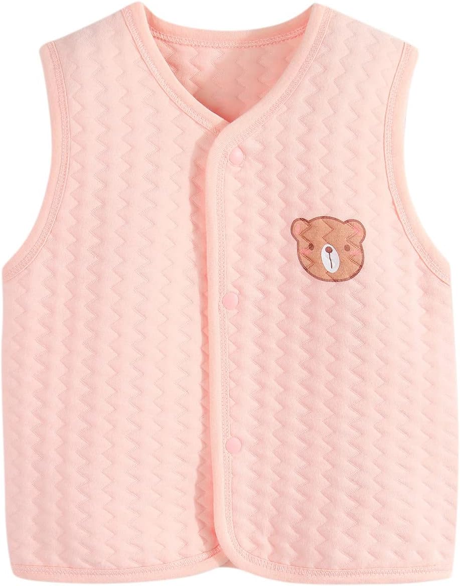 Muzuld 0-3T Children Toddler Baby Boys Girls Winter Sleeveless Coat Outwear Warm Coat Vest Jacket