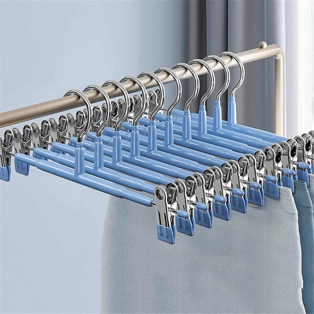 Household Trouser Hanger Skirt Clip Seamless Pants Drying Rack Trouser Rack Underwear,2,10PCS