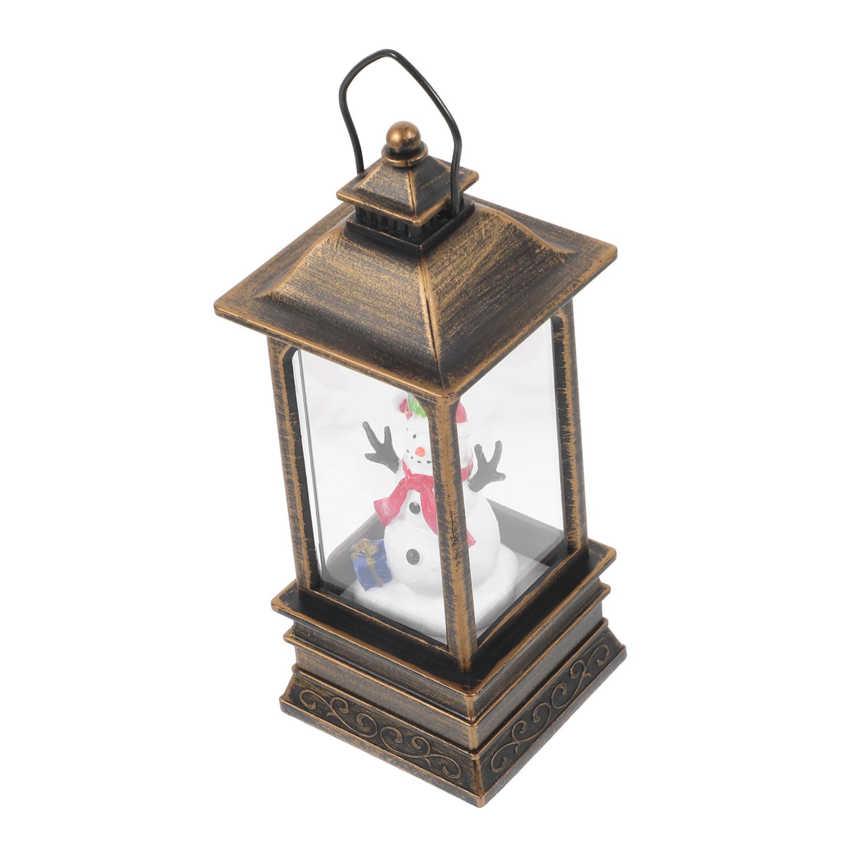 BESTonZON Christmas Lantern Decorative Led Lamp Charming Xmas Handheld Lantern for Holiday Parties Festive Home Decor and Seasonal Celebrations