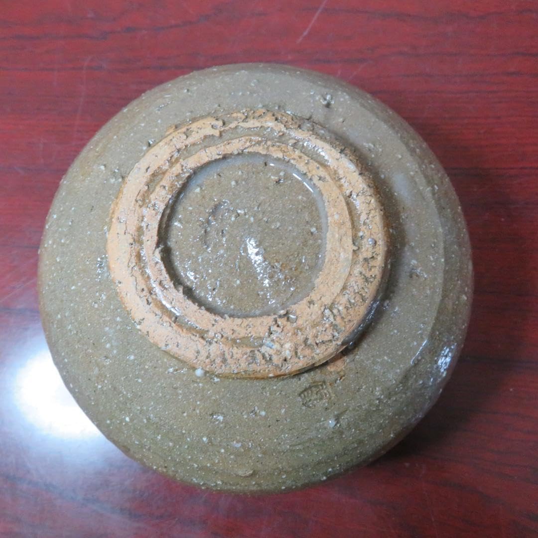 那波鳳翔 伊羅保茶碗 共箱 茶道具 播州相生焼 兵庫県 片身替 【公式通販】