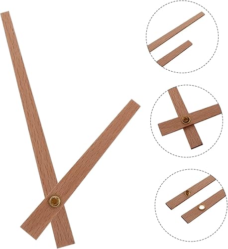 Miniatura 3 de Housoutil Kit de puntero de madera Accesorios de herramientas Accesorios electrónicos Reloj de pared Reloj de pared Piezas DIY Reloj de pared