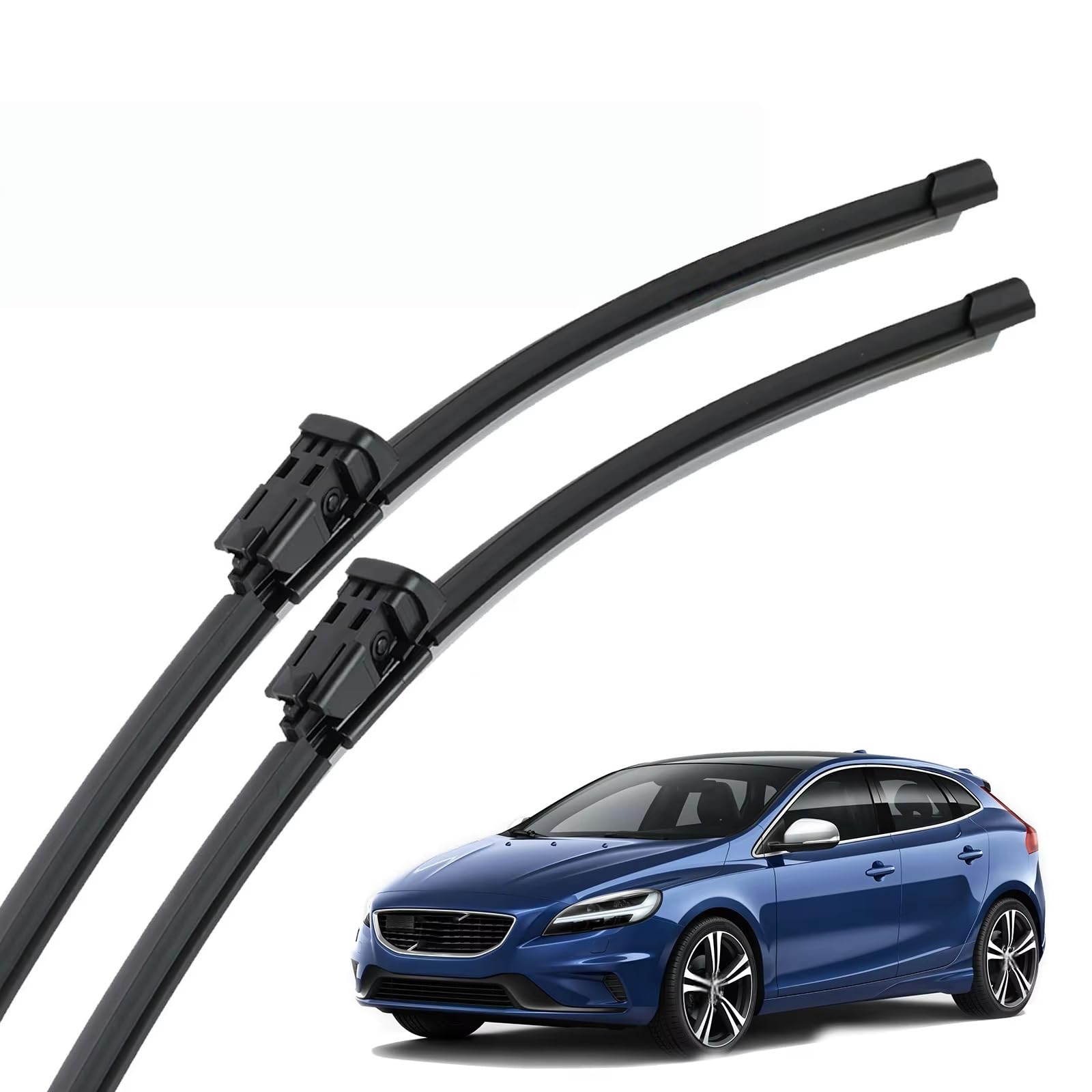 PAPEP Windscreen Wiper Blades for Volvo V40 2012-2019 26"+19", Front Replacement Wipers OEM Quality Water Repellent Rubber Automotive Windshield