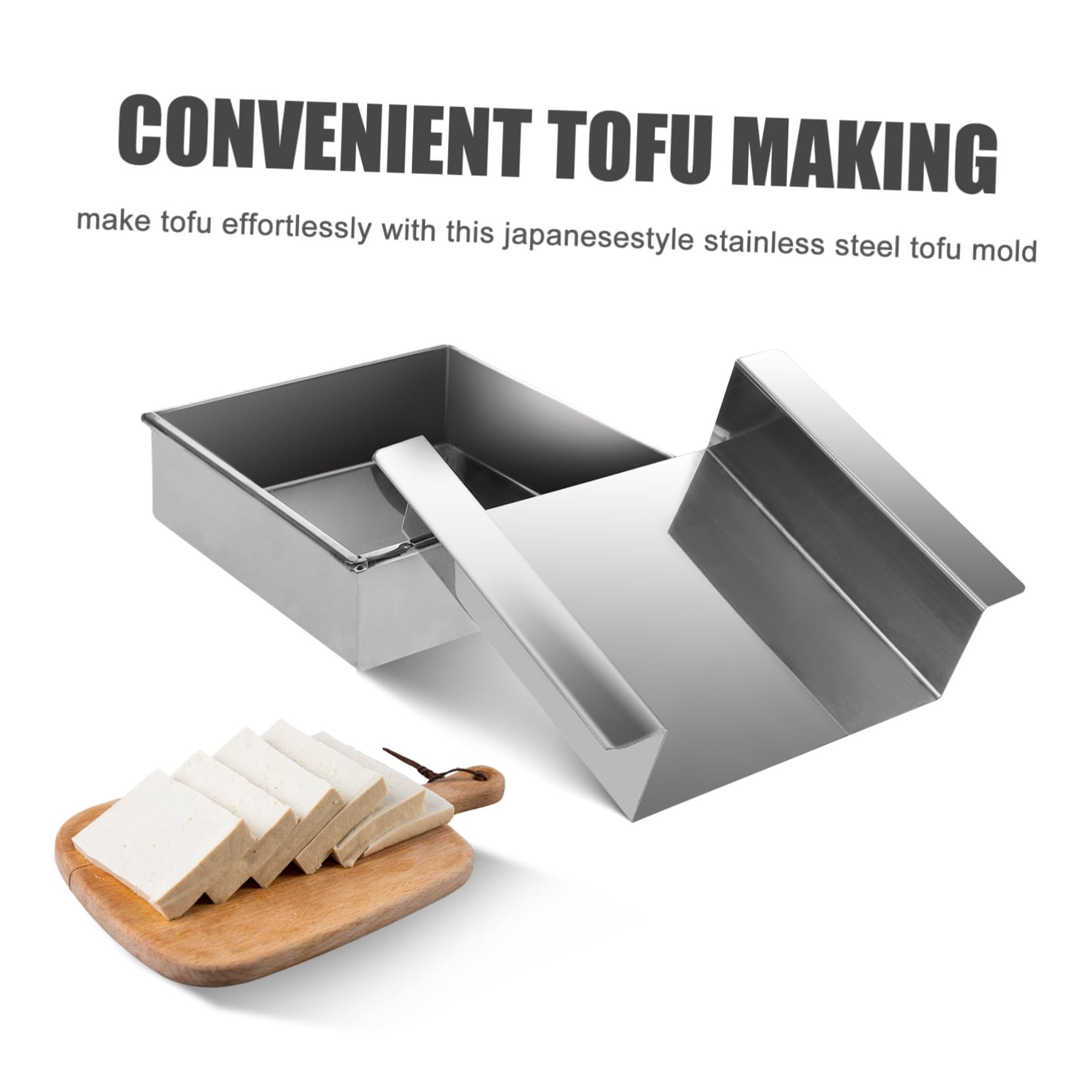 ULTECHNOVO Presse à Tofu Acier Inoxydable Moule à Tofu DIY Outil de Fabrication Maison Presse Multifonctionnelle pour Préparation
